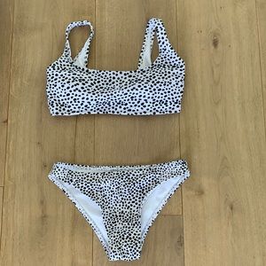 Shein polka dot bathing suit!